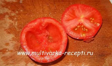 Töltött paradicsom a sütőben recept fényképpel (töltött paradicsom a sütő) Töltött paradicsom a sütőben recept egy fotó