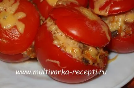 Töltött paradicsom a sütőben recept fényképpel (paradicsom) Töltött paradicsom a sütőben recept egy fotó
