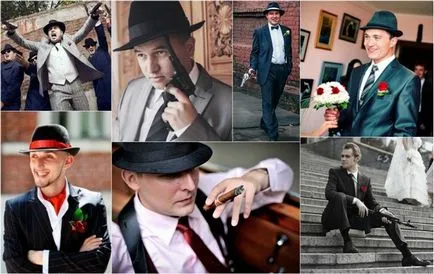 Gengszter esküvő - tervezési ötletek, ruhák Újak, fotó és videó