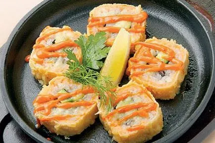 Hot roll 3 legjobb recept - fotó video (tekercs) Hot roll 3 legjobb recept - Fotó Videó