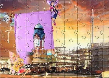 Játékok Winx puzzle - Online Free