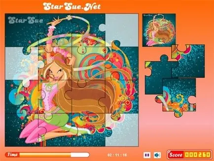 Játékok Winx puzzle - Online Free