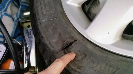Ezért van egy sérv a kerék, és hogyan kell megjavítani a gumiabroncs