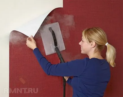 Hogyan lehet gyorsan eltávolítani a régi tapétát a falról