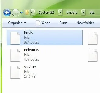 Így kell kinéznie a hosts fájlt a windows (megjelenés) Úgy kell kinéznie a hosts fájlt a Windows