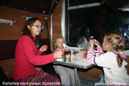 Hogyan utazik egy gyerek a vonaton