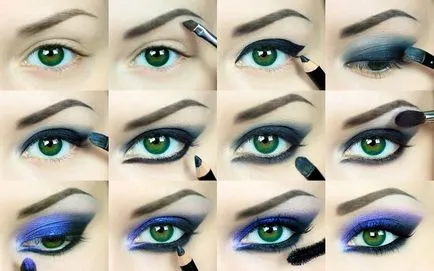 Mi legyen a make-up alatti kék ruhában