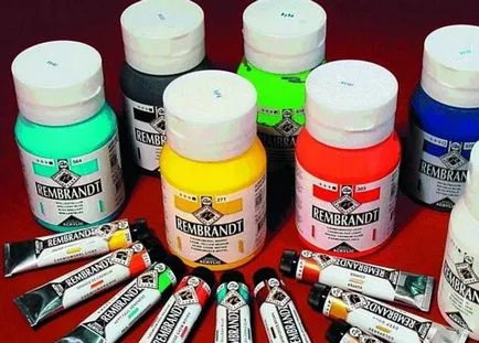 Milyen színek festeni a legjobb fa használata akril festékek és gouache