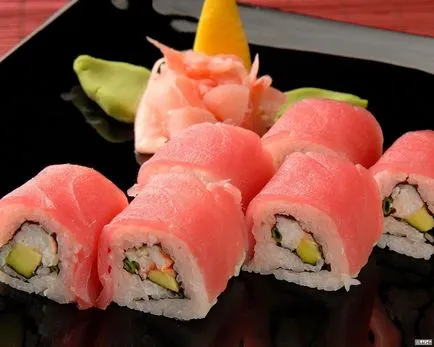 Melyek a sushi és a tekercs, miuki Mikado • Virtual Japán