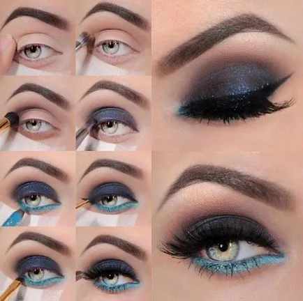 Mi legyen a make-up alatti kék ruhában