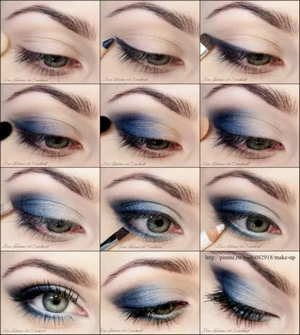 Mi legyen a make-up alatti kék ruhában
