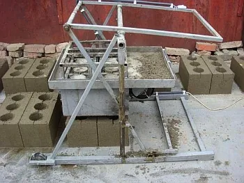 Hogyan készítsünk egy gép a termelés salak blokk kezük (saját) Hogyan készítsünk egy gép a termelés salak blokk kezével