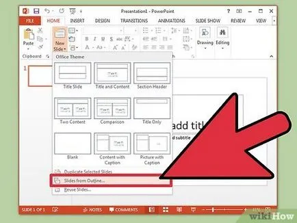 Hogyan lehet átalakítani a PowerPoint szó