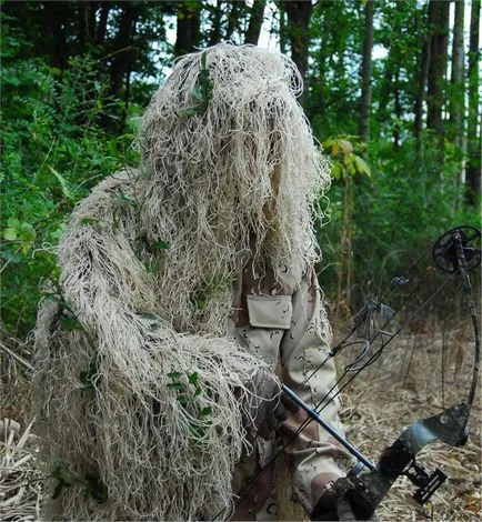 Hogyan készítsünk saját kezűleg bozontos álcázás Gilly (Ghillie)
