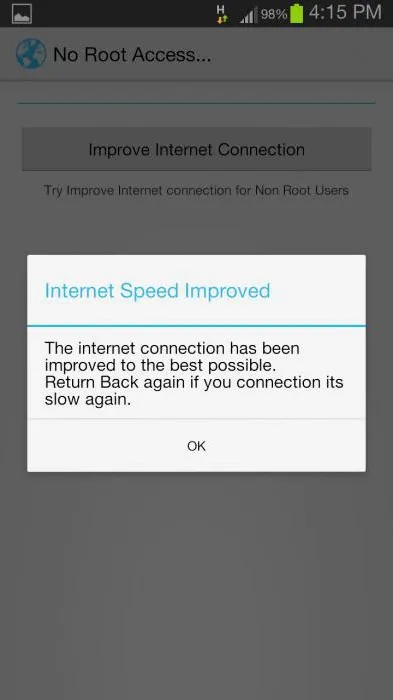Mivel a „android”, hogy növelje a sebességet az internet három egyszerű módszerekkel (kattintson a képre) Mivel a „android”, hogy növelje a sebességet az internet három egyszerű módszer