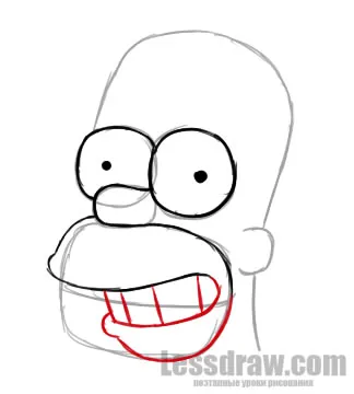 Hogyan kell felhívni Homer Simpson, lessdraw