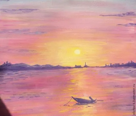 Hogyan kell felhívni a naplemente a tengeren gouache - Fair Masters - kézzel készített, kézzel készített (hogyan kell felhívni a naplemente a tengeren gouache) Hogyan kell felhívni a naplemente a tengeren gouache - Fair Masters - kézzel készített, kézzel készített