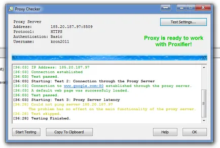 Hogyan kell beállítani a programot lépésről lépésre proxifier