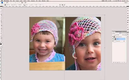 Hogyan lehet kombinálni a képeket Photoshopban
