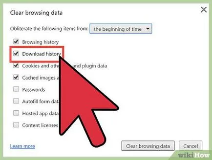 Hogyan lehet törölni a történelem Chrome böngésző