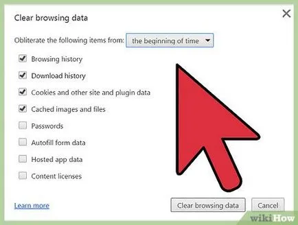 Hogyan lehet törölni a történelem Chrome böngésző