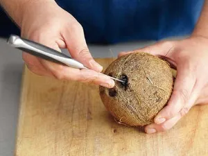 Hogyan kell megnyitni a kókusz otthon