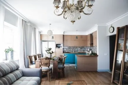 Hogyan lehet elválasztani a konyha a szobában egy stúdió apartman (38 fotó) A típusú partíciók zónákat