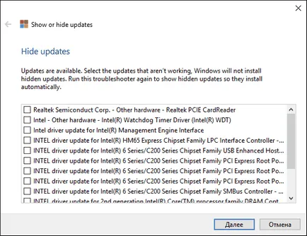 Hogyan tilthatom le a driver frissítés Windows 10