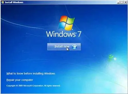 Újratelepítése Windows 7 nélkül lemez és a flash meghajtók a számítógép, laptop