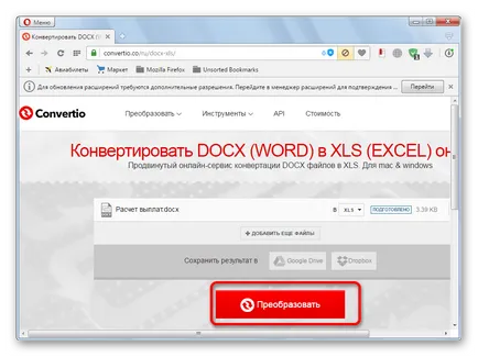 Hogyan lehet átalakítani a Word az Excel