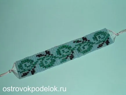 Hogyan szőni dísz függő rendszerek nevekkel kezdőknek fotók és videó (széles karkötő gyöngy) Hogyan szőni dísz függő rendszerek nevekkel kezdőknek fotók és videó