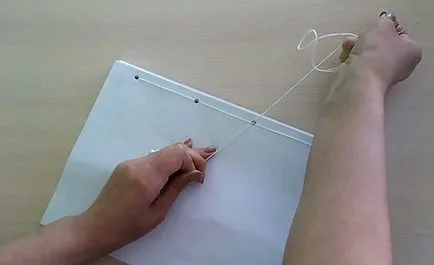 Hogyan villog a dokumentumokat a menet 2., 3. és 4. lyuk diagram, fotó és video utasításokat