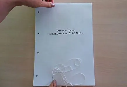 Hogyan villog a dokumentumokat a menet 2., 3. és 4. lyuk diagram, fotó és video utasításokat