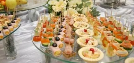 Főzni ételek esküvői asztalra receptek (snack) Főzni ételek esküvői asztalra receptek