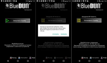 Hogyan kell bekapcsolni a smartphone egy elosztási ponton keresztül bluetooth internet