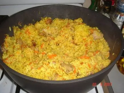 Főzni pilaf omlós marhahús tippeket mesterek (szakács) Főzni pilaf omlós marhahús tippeket mesterek