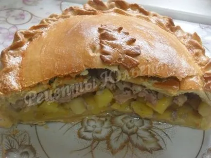 Kurnik, hogyan kell főzni csirke burgonyával (szakács) Kurnik, hogyan kell főzni csirke burgonyával
