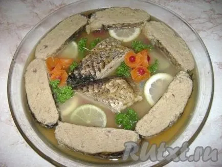 Főzni töltött ponty - recept fotókkal (kitömött) Főzni töltött ponty - a recept egy fotó