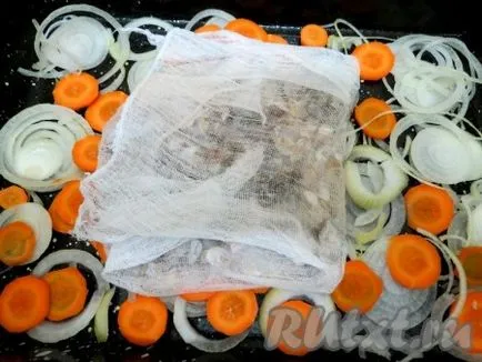 Főzni töltött ponty - recept fotókkal (hagyma püré só) Főzni töltött ponty - a recept egy fotó