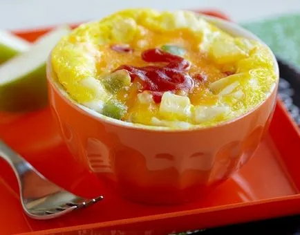 Főzni egy omlettet a mikrohullámú