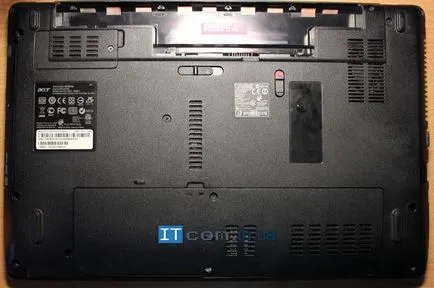 Ahogy szétszerelni laptop Acer Aspire 5741zg tisztítás vagy csere