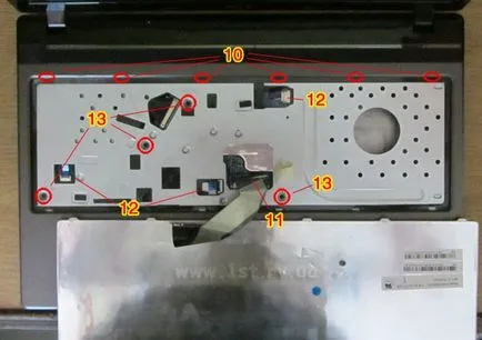 Hogyan szétszedni laptop Acer Aspire 5560 (fotók video), barátom