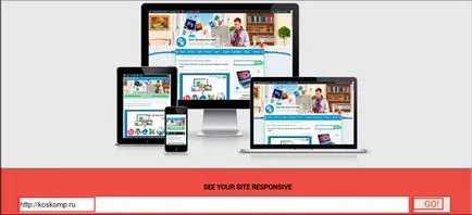Hogy a webhely néz ki a különböző eszközökön (úgy néz ki, a különböző eszközök) Hogy a webhely néz ki a különböző eszközökön