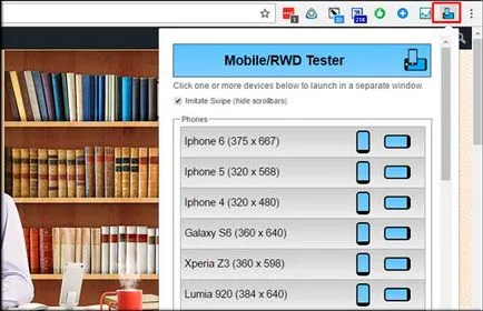 Hogy a webhely néz ki a különböző eszközökön (úgy néz ki, a különböző eszközök) Hogy a webhely néz ki a különböző eszközökön