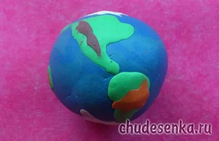 Hogyan, hogy a Globe agyag kezüket a gyerekek fotók és videó
