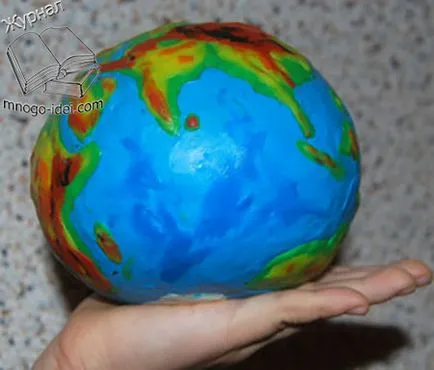 Hogyan, hogy a Globe agyag kezüket a gyerekek fotók és videó