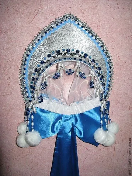 Hogyan kokoshnik a fejét saját kezűleg (master class) Hogyan kokoshnik a fejét saját kezűleg
