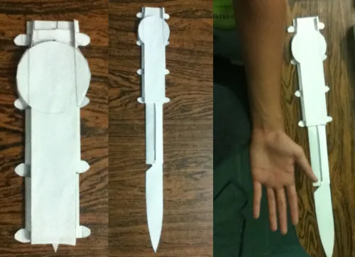 Hogyan lehet penge a merénylő papír (hobby) Hogyan készítsünk blade bérgyilkos Paper