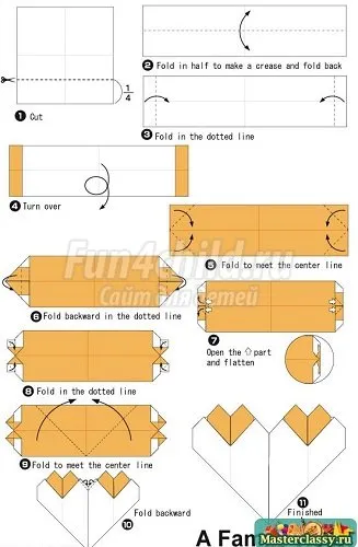 Hogyan készítsünk origami fotópapír, az ötletek és mesterkurzusok