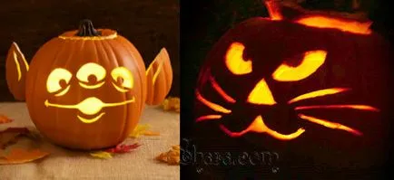 Hogyan készítsünk egy szép Halloween sütőtök (fotó), színezőanyagok, gyártási